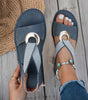 Sandales Peep-Toe avec Boucle Métallique pour Femme | Idéales pour l'Été