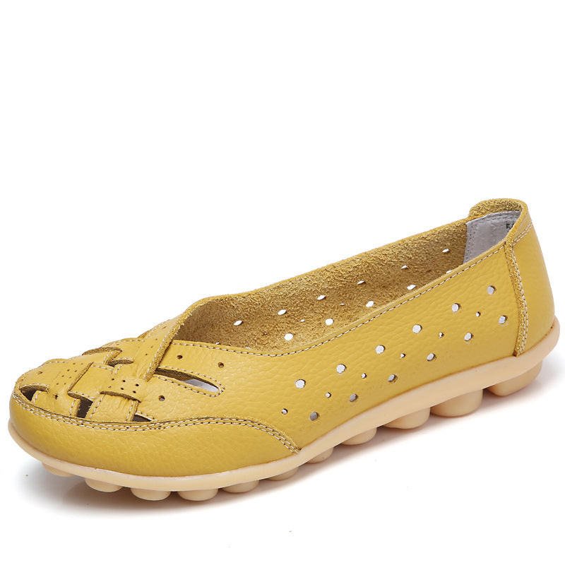 Ballerines En Cuir Microfibre Confortables Pour Femme | Idéales pour le Quotidien - Emilia Lane