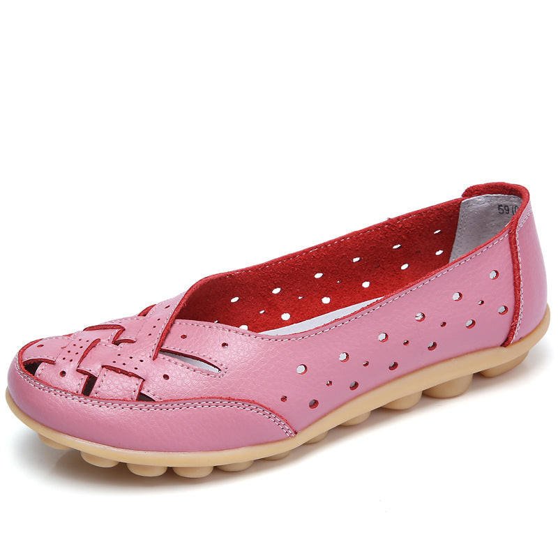 Ballerines En Cuir Microfibre Confortables Pour Femme | Idéales pour le Quotidien - Emilia Lane