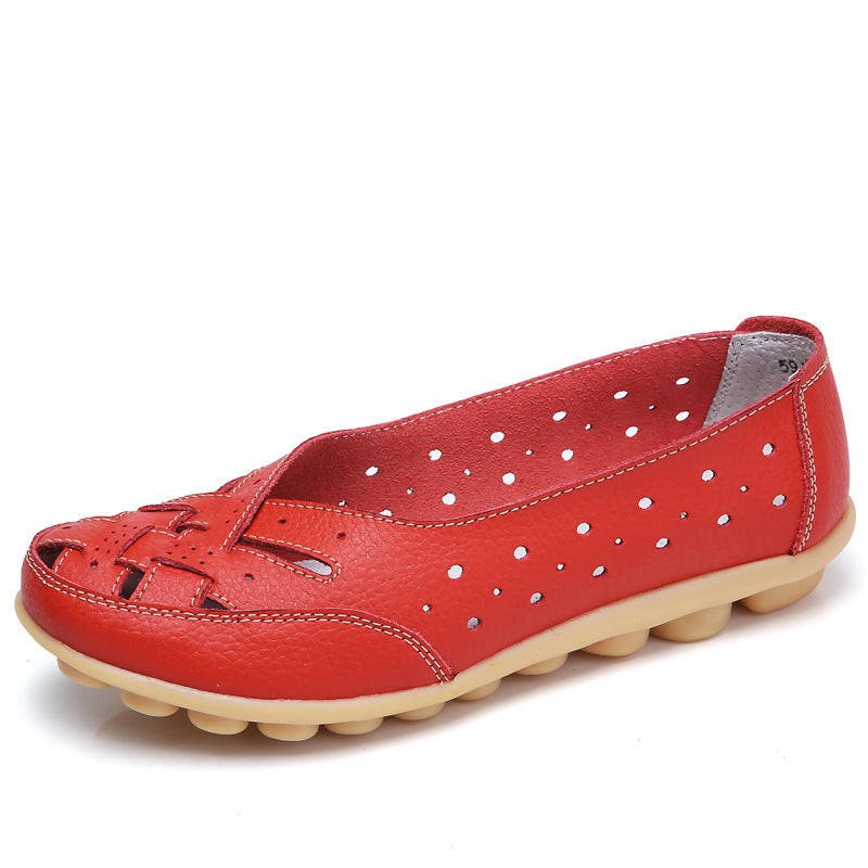 Ballerines En Cuir Microfibre Confortables Pour Femme | Idéales pour le Quotidien - Emilia Lane
