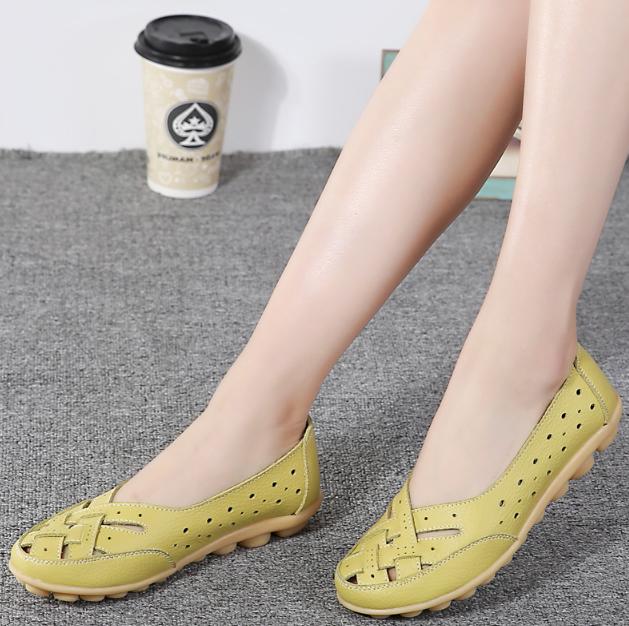 Ballerines En Cuir Microfibre Confortables Pour Femme | Idéales pour le Quotidien - Emilia Lane