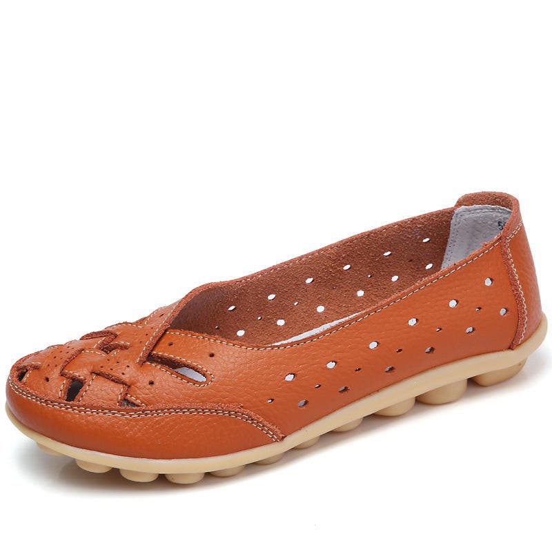 Ballerines En Cuir Microfibre Confortables Pour Femme | Idéales pour le Quotidien - Emilia Lane