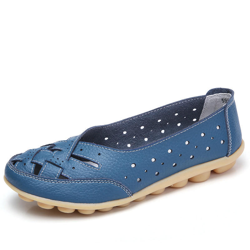 Ballerines En Cuir Microfibre Confortables Pour Femme | Idéales pour le Quotidien - Emilia Lane