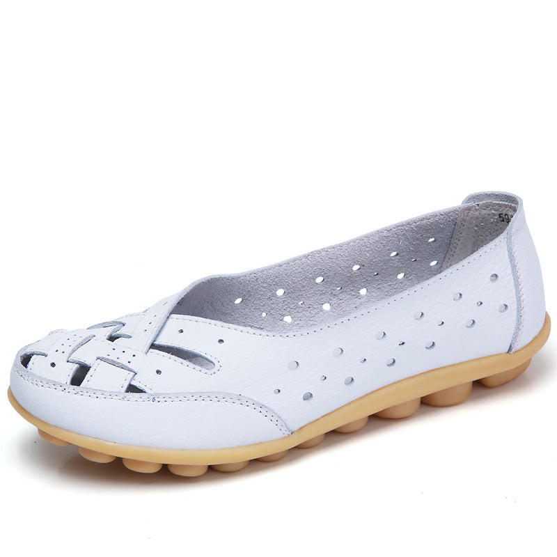 Ballerines En Cuir Microfibre Confortables Pour Femme | Idéales pour le Quotidien - Emilia Lane