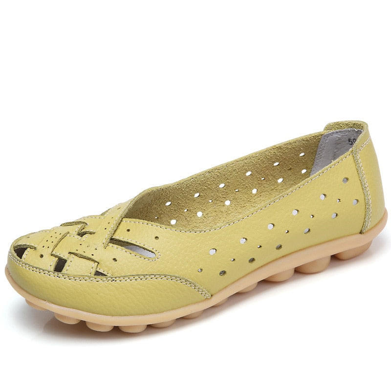 Ballerines En Cuir Microfibre Confortables Pour Femme | Idéales pour le Quotidien - Emilia Lane