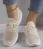 Basket Compensée Respirante en Maille pour Femme - Emilia Lane