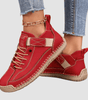 Basket Confort en Toile pour Femme - Emilia Lane
