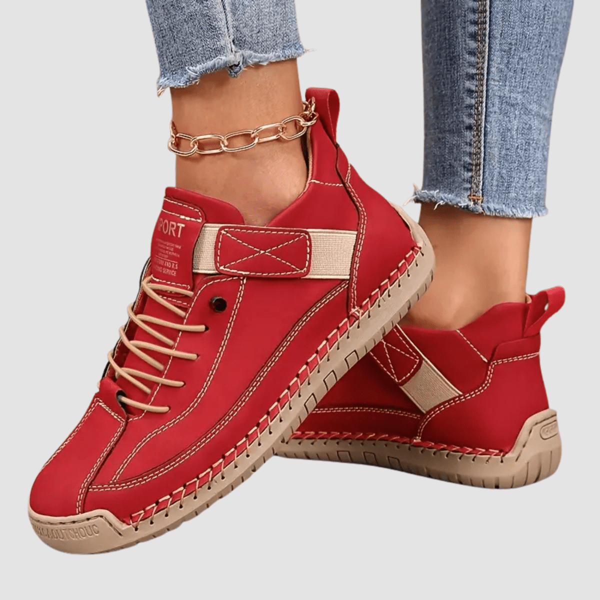 Basket Confort en Toile pour Femme - Emilia Lane