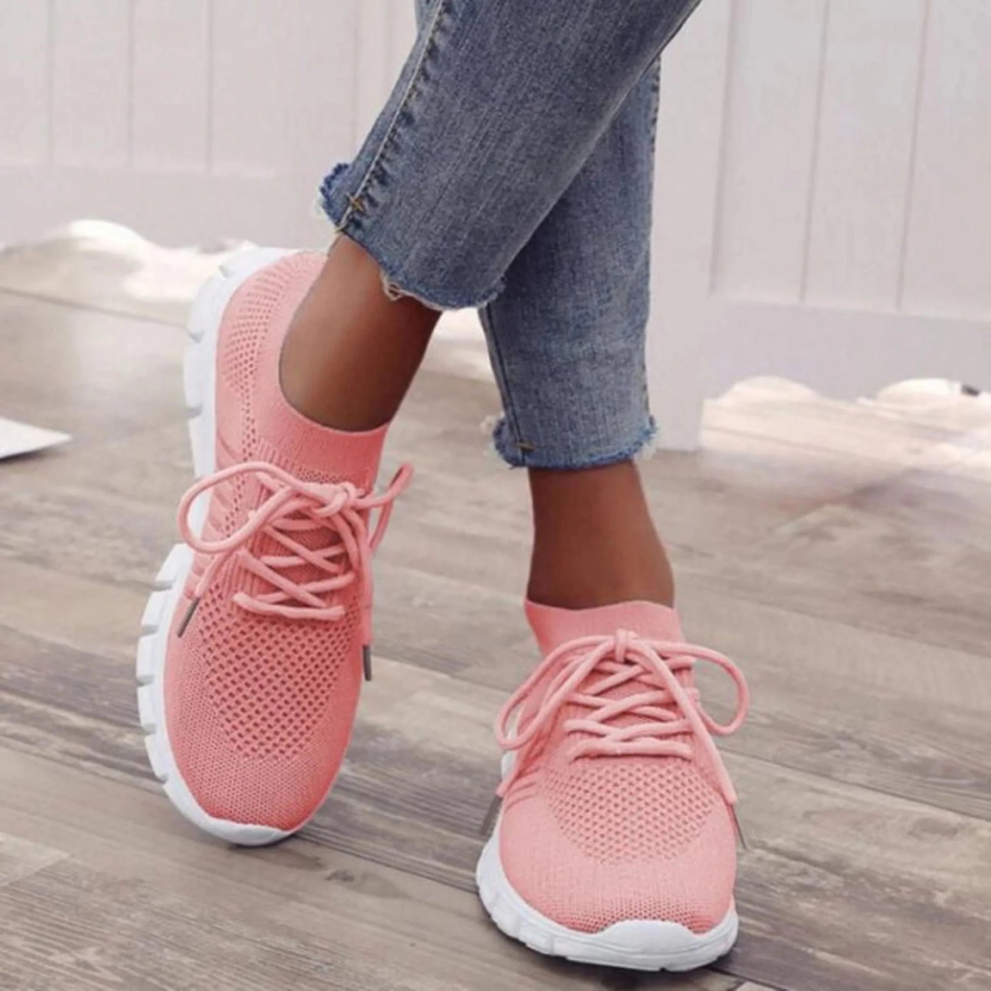 Basket Confort Respirante en Maille pour Femme - Emilia Lane