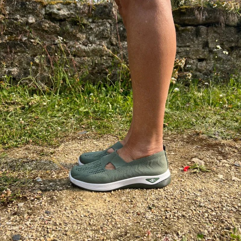 Basket Confortable et Légère Sans Lacets en Maille pour Femme - Emilia Lane