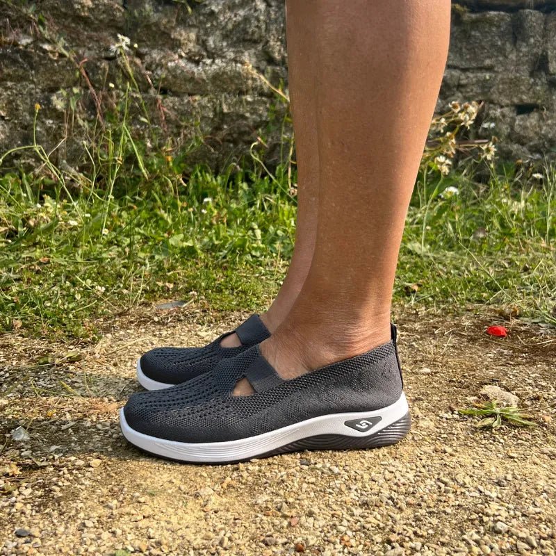 Basket Confortable et Légère Sans Lacets en Maille pour Femme - Emilia Lane