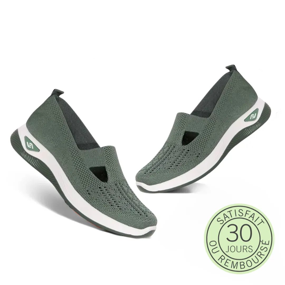 Basket Confortable et Légère Sans Lacets en Maille pour Femme - Emilia Lane