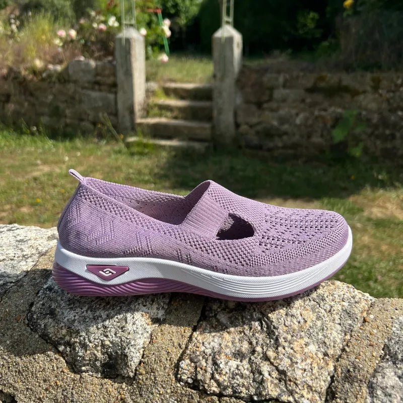 Basket Confortable et Légère Sans Lacets en Maille pour Femme - Emilia Lane
