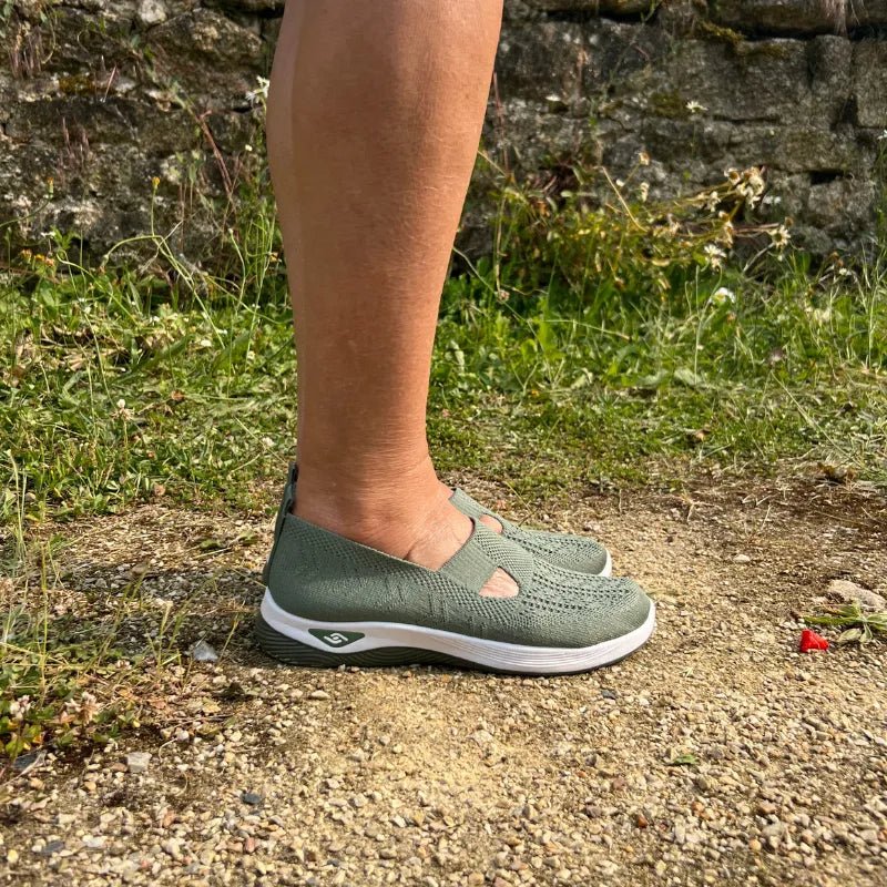 Basket Confortable et Légère Sans Lacets en Maille pour Femme - Emilia Lane