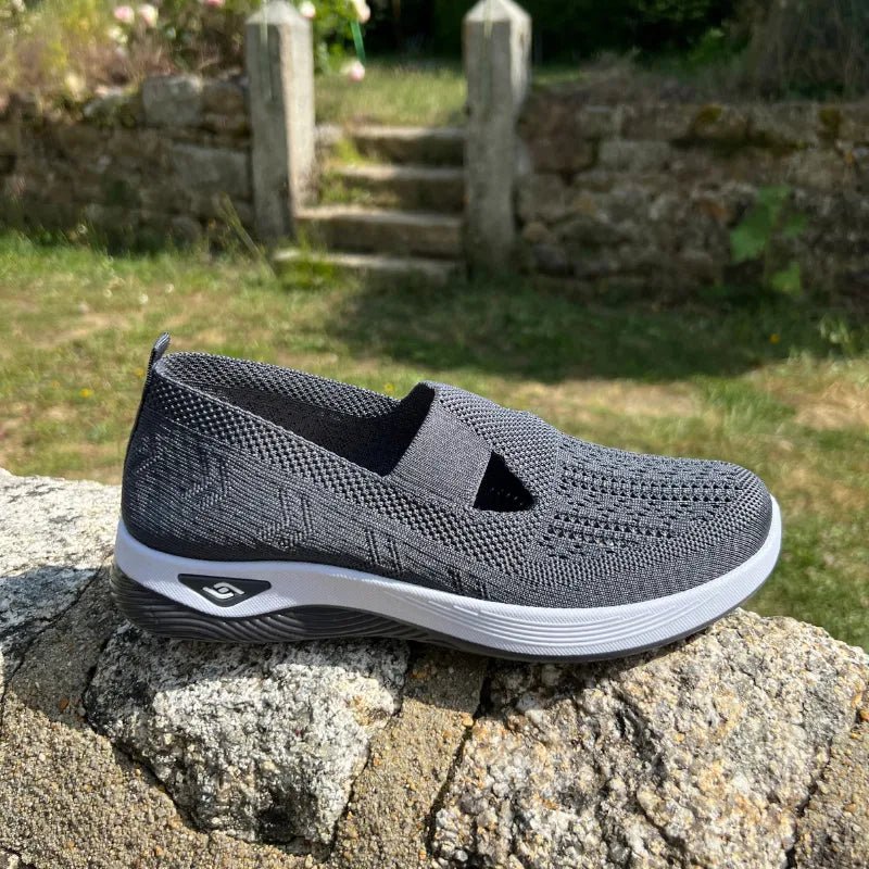 Basket Confortable et Légère Sans Lacets en Maille pour Femme - Emilia Lane