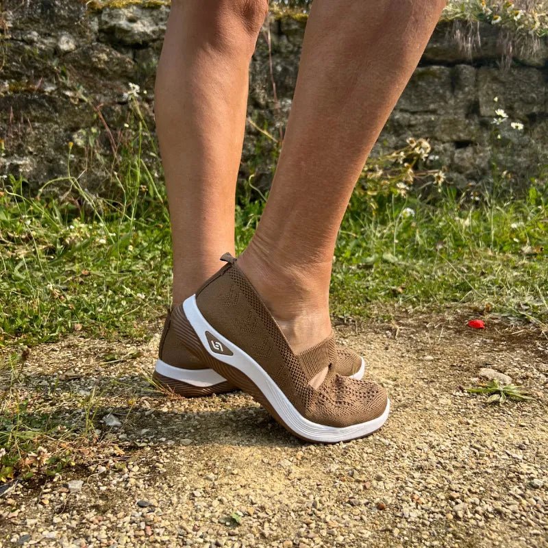Basket Confortable et Légère Sans Lacets en Maille pour Femme - Emilia Lane