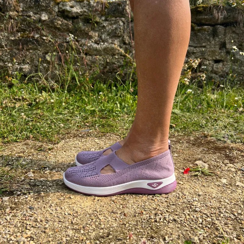 Basket Confortable et Légère Sans Lacets en Maille pour Femme - Emilia Lane