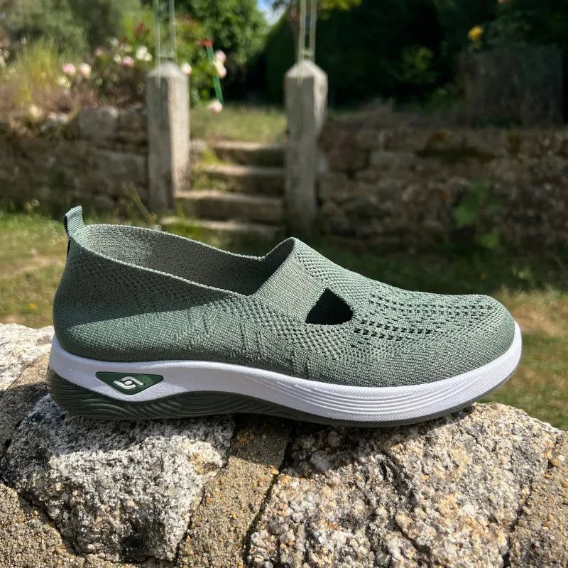 Basket Confortable et Légère Sans Lacets en Maille pour Femme - Emilia Lane