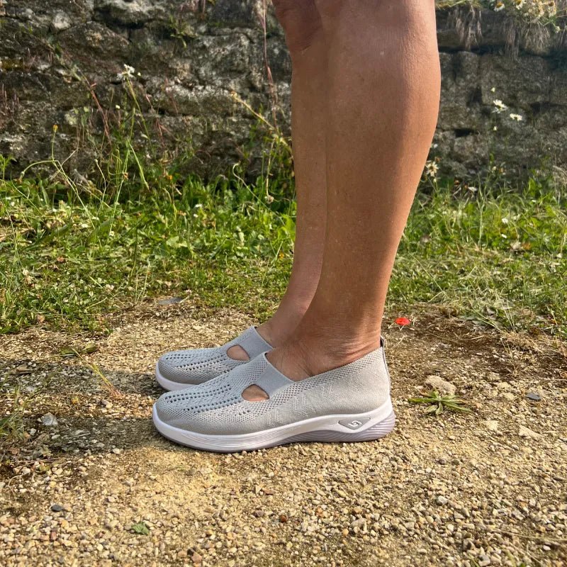 Basket Confortable et Légère Sans Lacets en Maille pour Femme - Emilia Lane