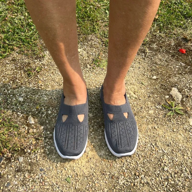 Basket Confortable et Légère Sans Lacets en Maille pour Femme - Emilia Lane