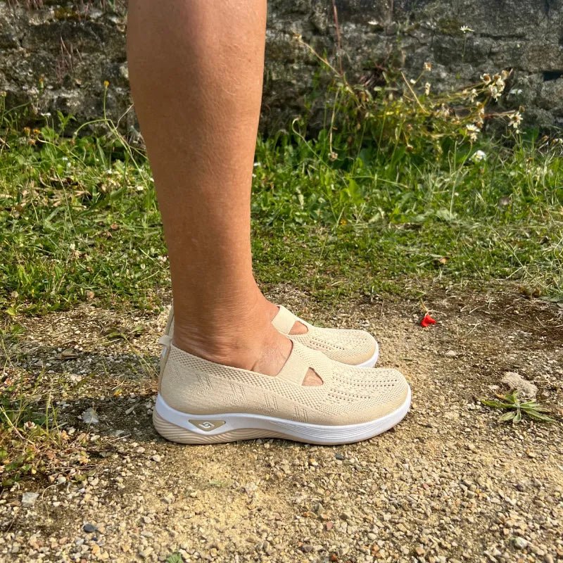 Basket Confortable et Légère Sans Lacets en Maille pour Femme - Emilia Lane