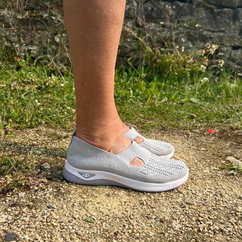 Basket Confortable et Légère Sans Lacets en Maille pour Femme - Emilia Lane