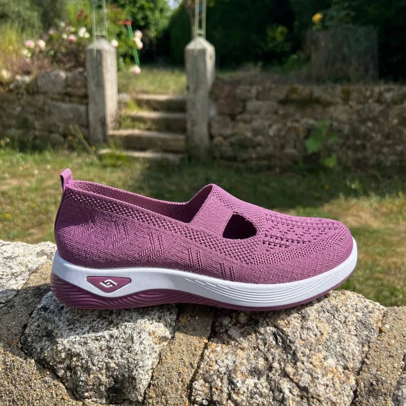 Basket Confortable et Légère Sans Lacets en Maille pour Femme - Emilia Lane