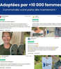 Basket Confortable et Légère Sans Lacets en Maille pour Femme - Emilia Lane