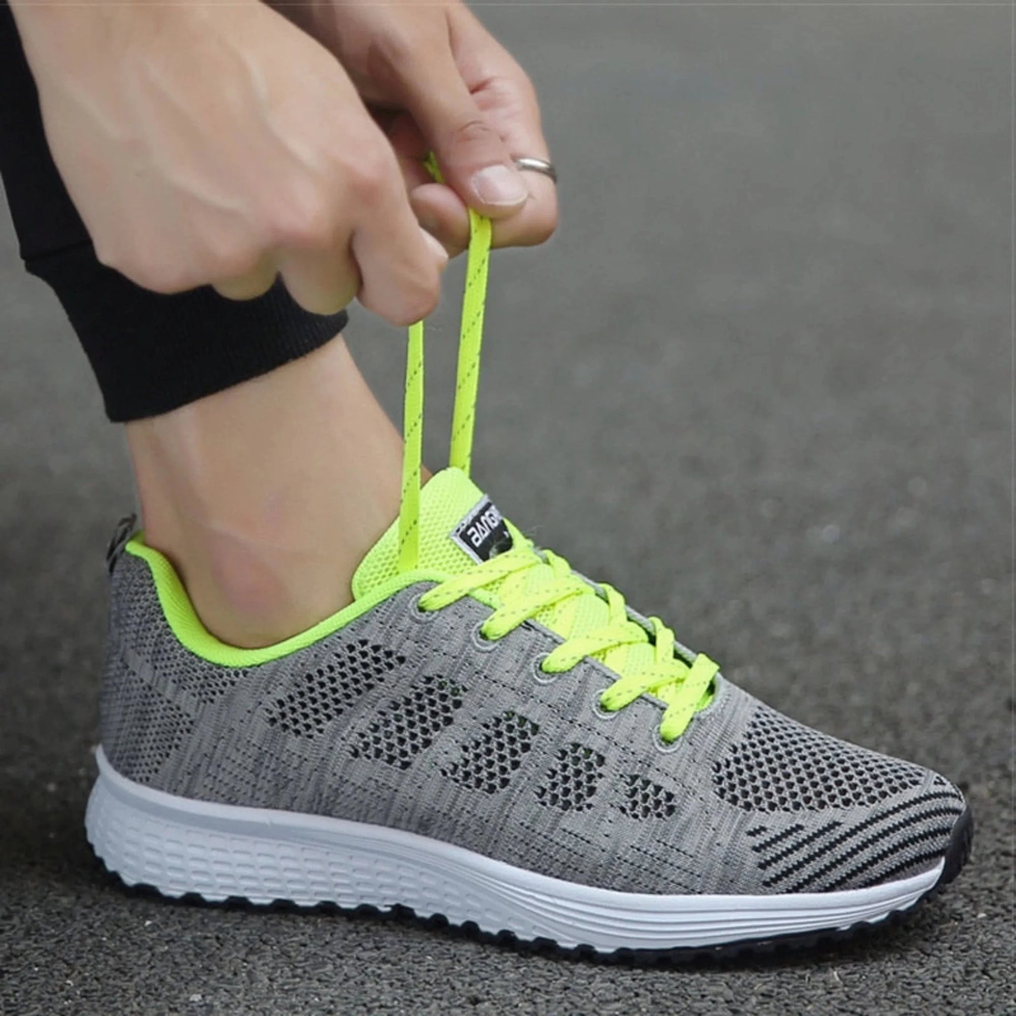 Basket Running Sport en Maille pour Femme - Emilia Lane