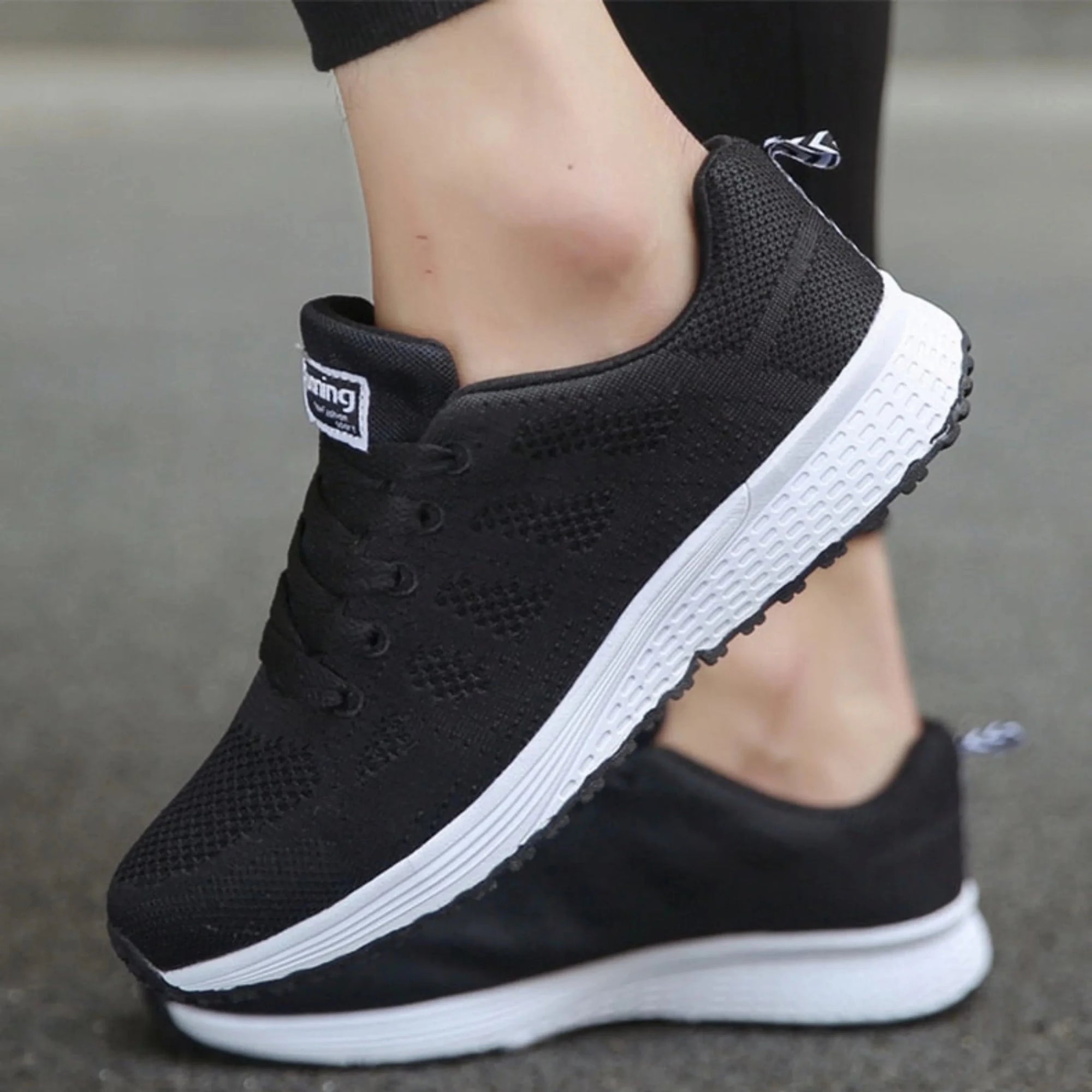 Basket Running Sport en Maille pour Femme - Emilia Lane