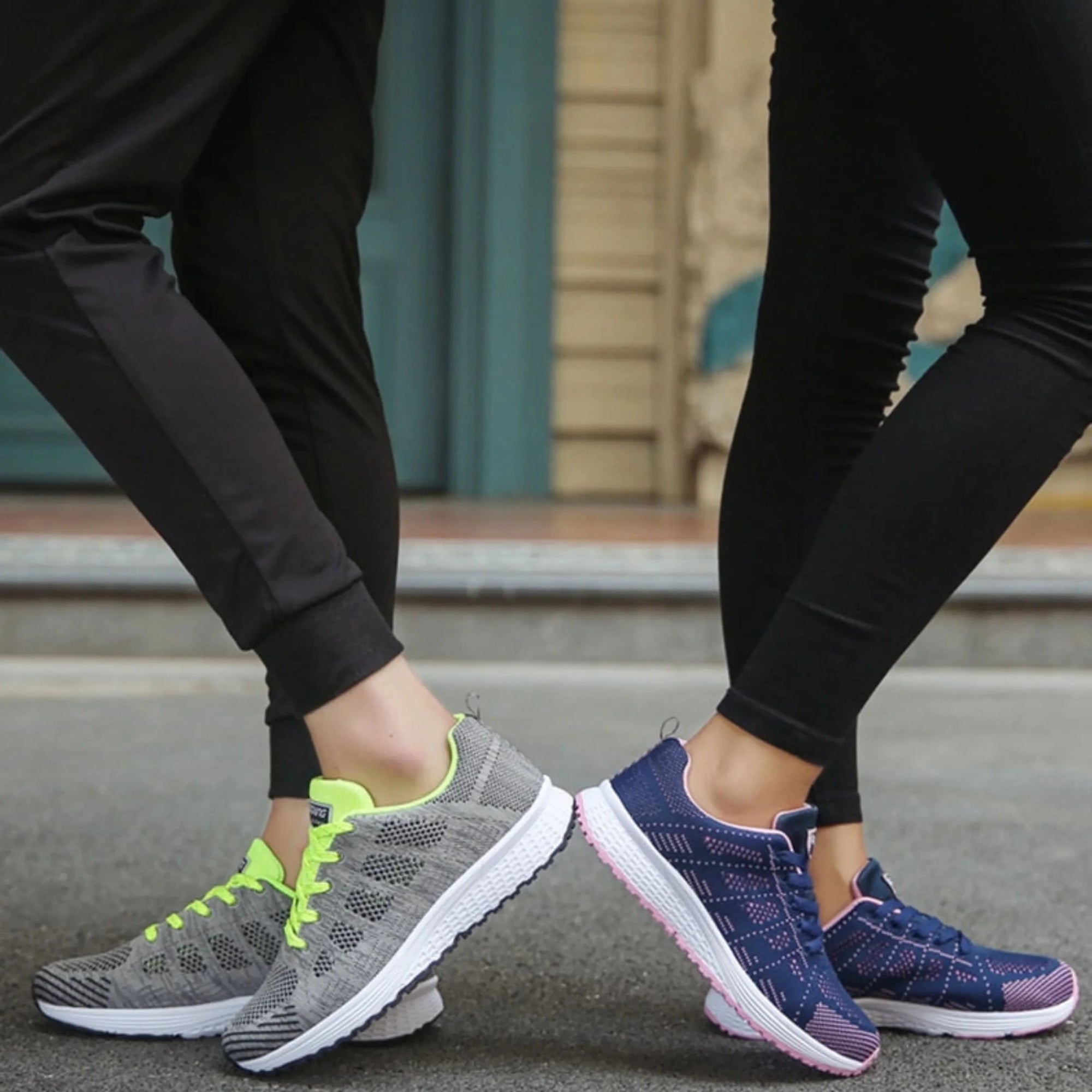 Basket Running Sport en Maille pour Femme - Emilia Lane