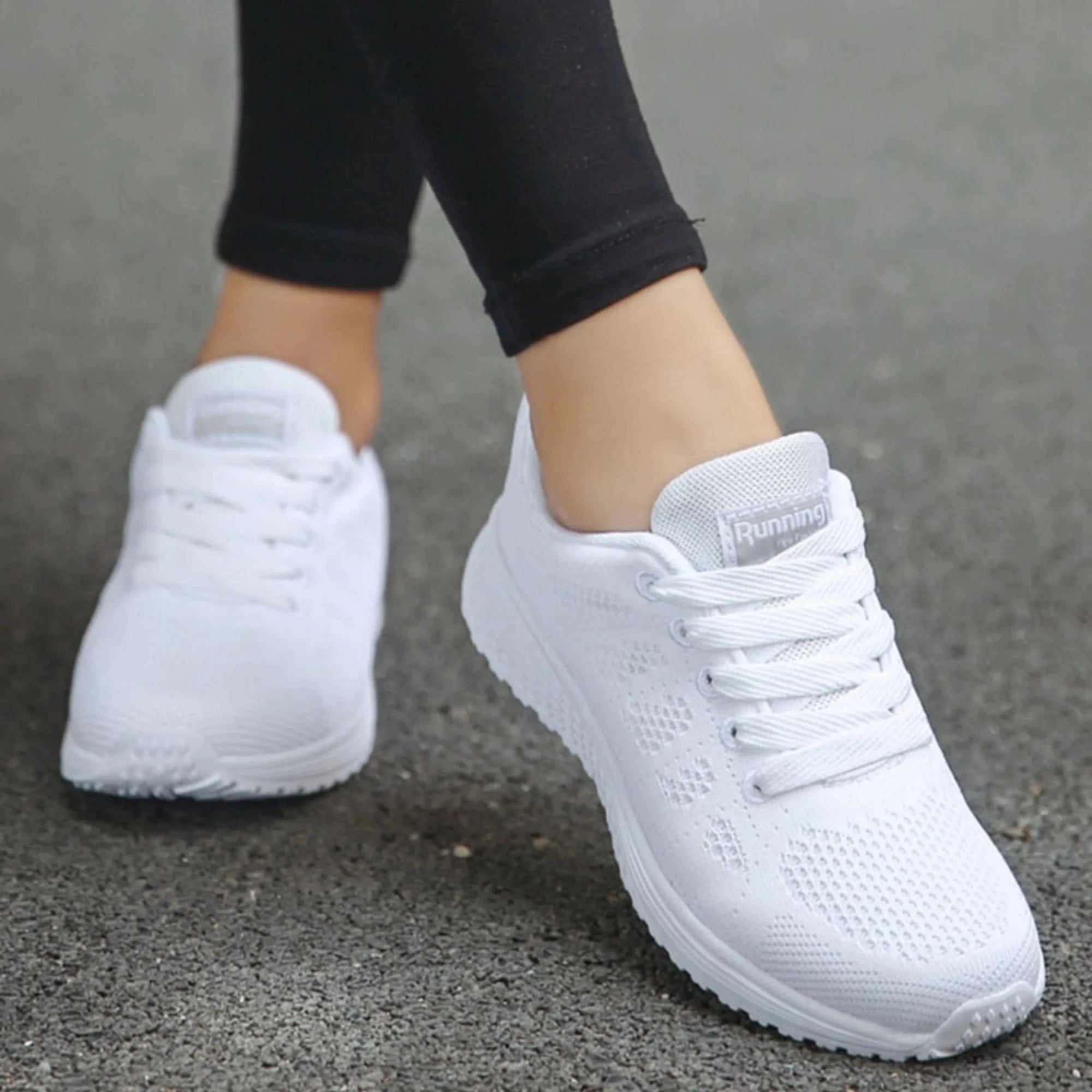 Basket Running Sport en Maille pour Femme - Emilia Lane
