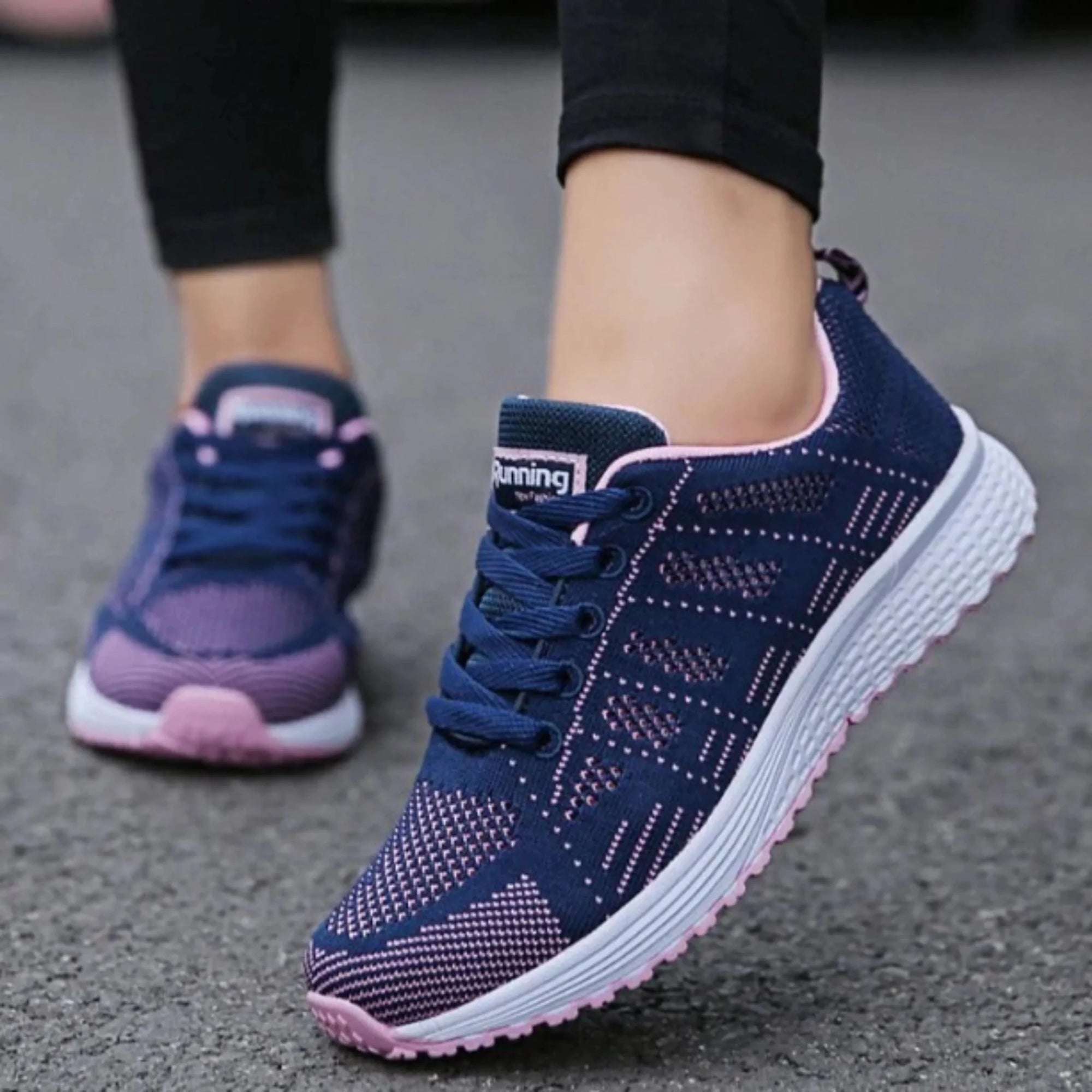 Basket Running Sport en Maille pour Femme - Emilia Lane