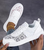 Baskets en Dentelle Florale et Lacets pour Femme - Emilia Lane