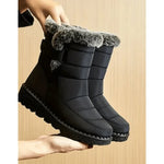 Botte Mi-Mollet en Fourrure pour Femme - Emilia Lane