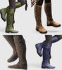 Bottes Cavalières Hautes en Simili Cuir pour Femme - Emilia Lane