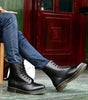 Bottes Martin à Lacets en Cuir pour Femme - Emilia Lane