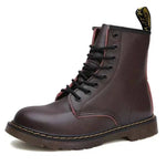 Bottes Martin à Lacets en Cuir pour Femme - Emilia Lane
