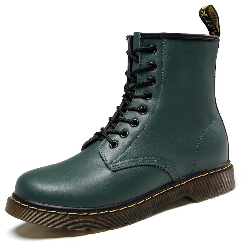 Bottes Martin à Lacets en Cuir pour Femme - Emilia Lane