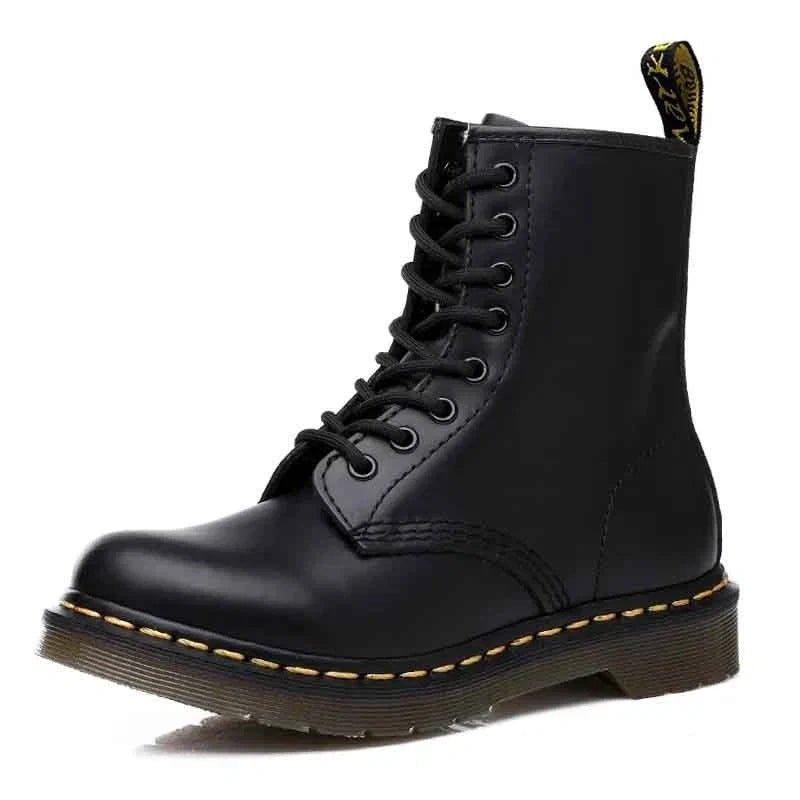 Bottes Martin à Lacets en Cuir pour Femme - Emilia Lane