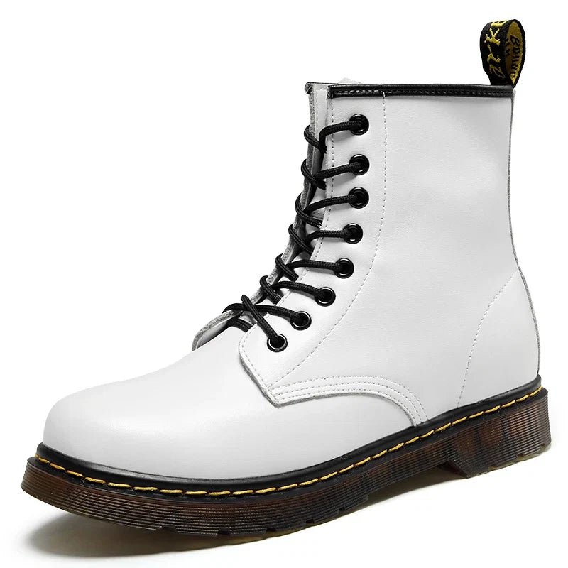Bottes Martin à Lacets en Cuir pour Femme - Emilia Lane