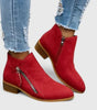 Bottine à Talon en Simili Cuir pour Femme - Emilia Lane