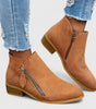 Bottine à Talon en Simili Cuir pour Femme - Emilia Lane