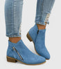 Bottine à Talon en Simili Cuir pour Femme - Emilia Lane