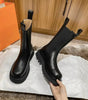 Bottine Chelsea Plate en Simili Cuir pour Femme - Emilia Lane