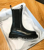 Bottine Chelsea Plate en Simili Cuir pour Femme - Emilia Lane