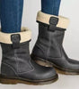 Bottine Mi-Mollet en Simili Cuir pour Femme - Emilia Lane