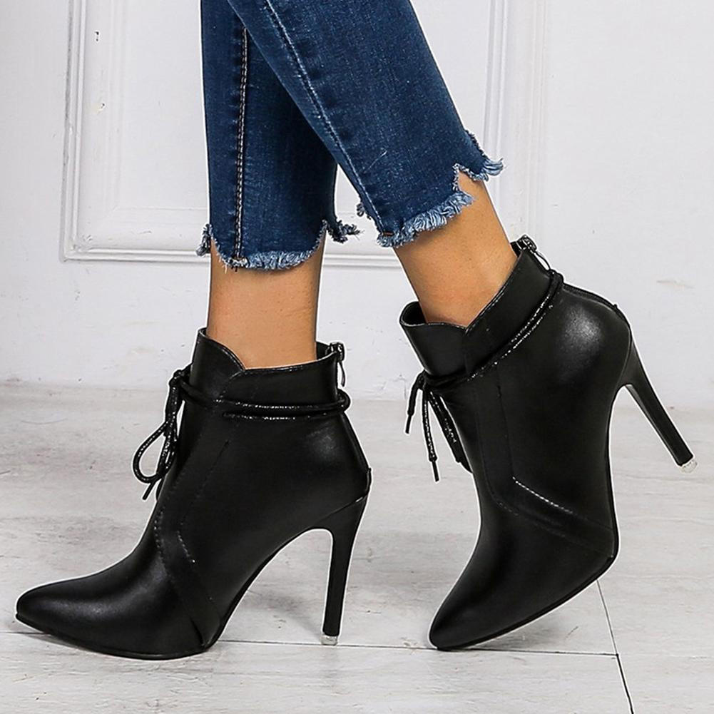 Bottines à Talons Fins et Bout Pointu pour Femme | Idéales pour le Quotidien - Emilia Lane