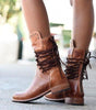 Bottines en Cuir à Lacets Élégantes pour Femmes - Emilia Lane