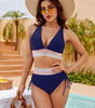 Bikini a vita alta con spalline regolabili da donna
